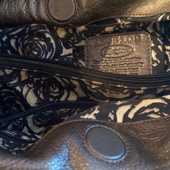 Pewter colored Brighton purse. Top and side pockets have magnetic closure. - Picture 7 of 11